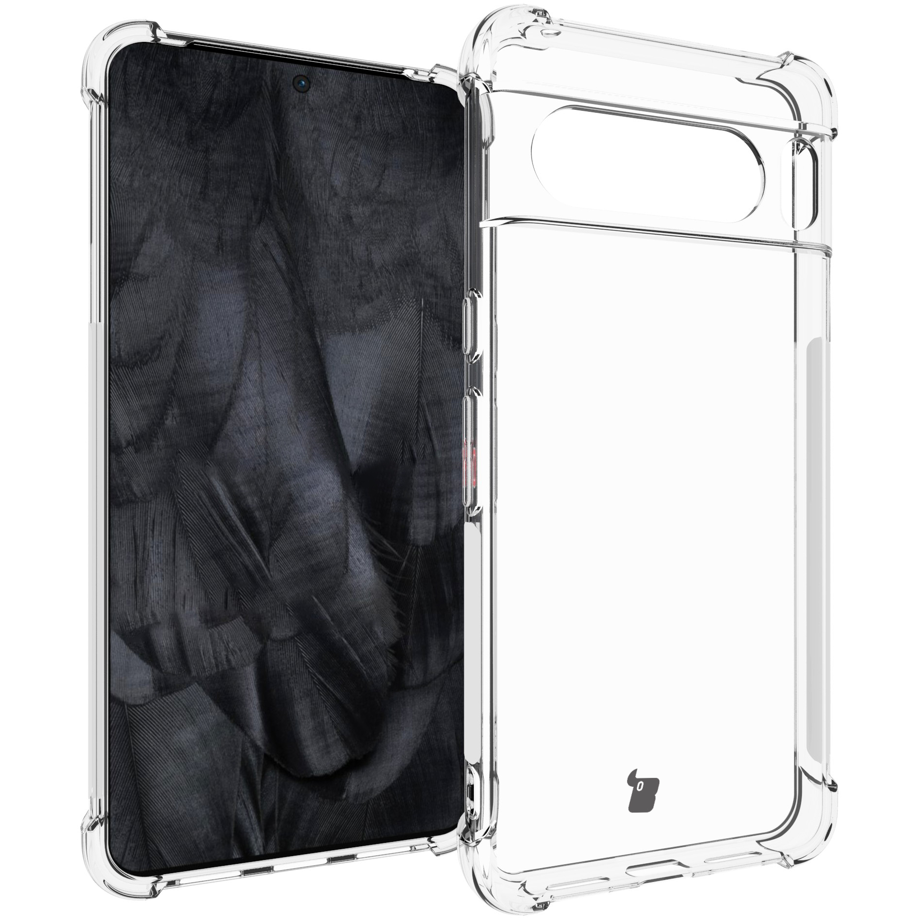 Elastyczne etui + 2 szkła, Bizon Case Clear, przezroczyste